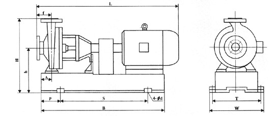 IHF型襯氟塑料離心泵,襯氟離心泵規(guī)格,襯氟離心泵價格,襯氟離心泵廠家